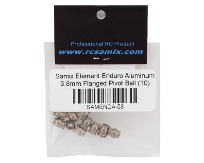 Samix Aluminium 5.8mm Kugel mit Flansch für Enduro