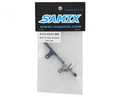 Samix Alu Empfängerbox seitliche schwarz für SCX10