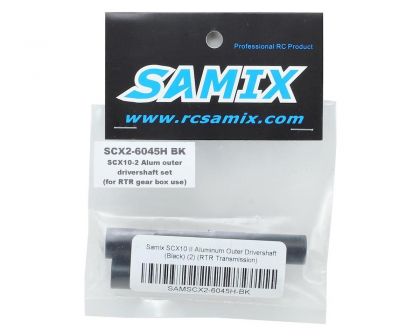 Samix Alu Antriebswellehülse schwarz für SCX10