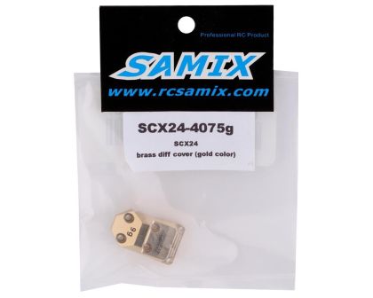 Samix Messing Differential Abdeckung gold für SCX24