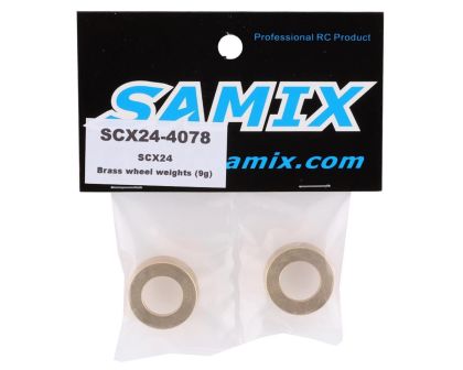 Samix Messing Felgengewichte 9g für SCX24