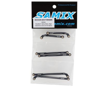 Samix ALu High Clearance Link Kit Set schwarz für SCX24