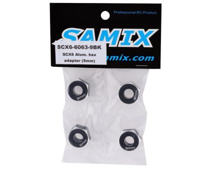 Samix Alu Radmitnehmer schwarz 9mm für SCX-6