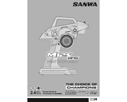 Sanwa Bedienungsanleitung Deutsch M12S-RS SAN-MANUAL-M12RS