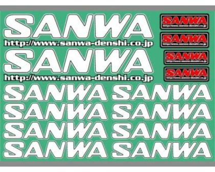 Sanwa Aufkleber Weiß SAN107A90532A