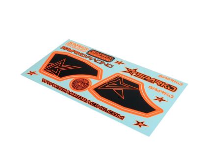 Sparko Racing Spoiler Sticker orange
