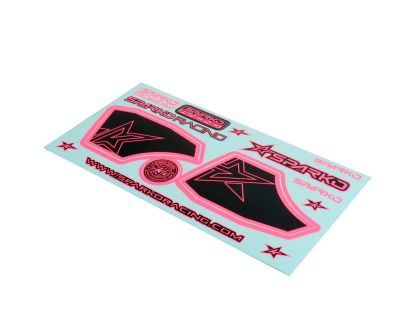 Sparko Racing Spoiler Sticker pink