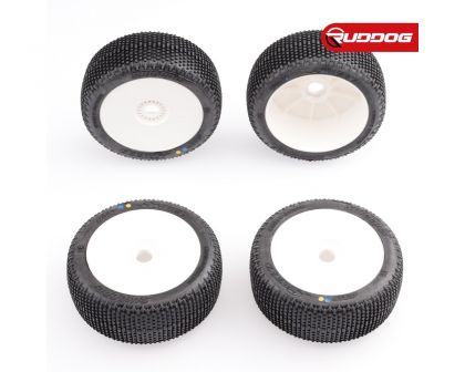 Sweep SWEEPER Silver Ultra soft X Pre-glued set 8th Buggy tires White wheels SR-SWPW-317SXP