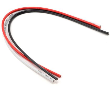 Tekin Silicon Power Wire 12awg 3 Stück 12 Red + Blk + Wht TEKTT3011