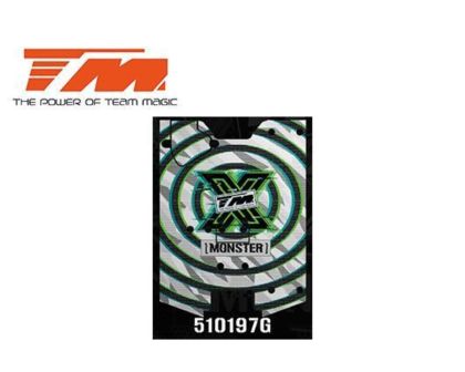 Team Magic Option Part E5 Chassis Skin grün TM510197G
