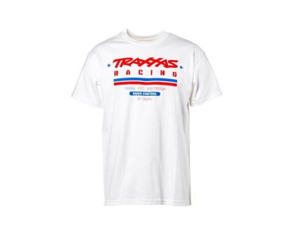 Traxxas T-Shirt Racing weiß S TRX1383-S