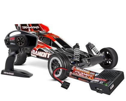Traxxas Bandit Buggy RTR rot Gold Combo