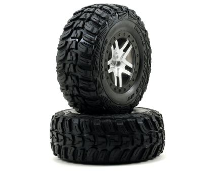 Traxxas Kumho Venture MT S1 Reifen auf Felge Chrom schwarz 12mm TRX6874R