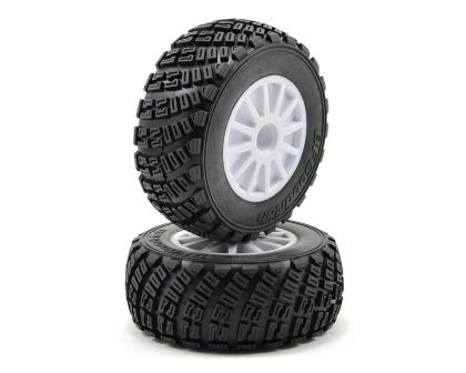 Traxxas BFGoodrich S1 Rally Reifen auf Felge weiß 12mm