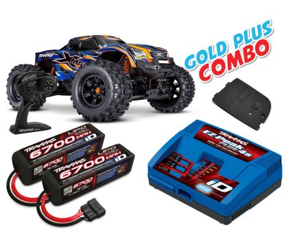 Traxxas X-Maxx 8S orange Belted Gold Plus Combo TRX77096-4-ORNG-GOLD-PLUS-COMBO