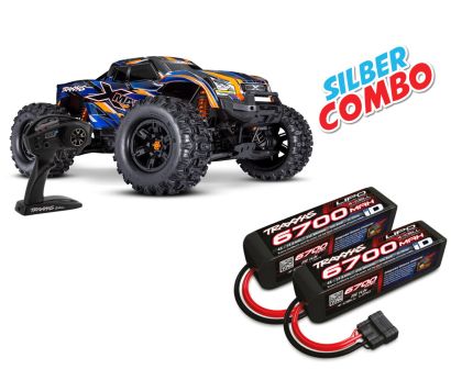 Traxxas X-Maxx 8S orange Belted Silber Combo TRX77096-4-ORNG-SILBER-COMBO
