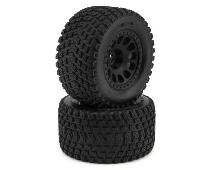 Traxxas Gravix Belted Reifen auf schwarzen Felgen