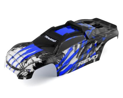 Traxxas Karosserie E-Revo 2.0 blau komplett