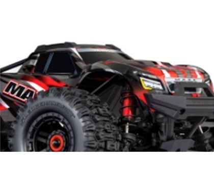 Traxxas Wide Maxx 1/10 Monster Truck RTR rot Silber Plus Combo