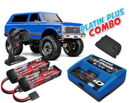 Traxxas Blazer 1972 High Trail TRX-4 blau Platin Plus Combo TRX92086-4-BLUE-PLATIN-PLUS-COMBO
