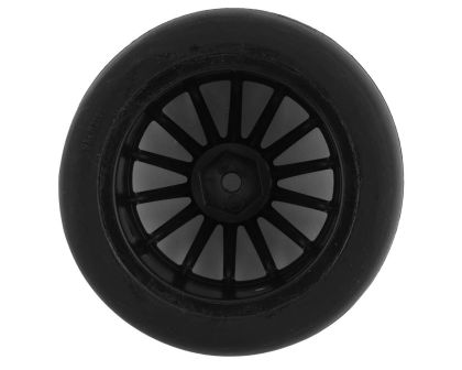 Traxxas Reifen auf schwarz chrome Speichenfelgen vorne