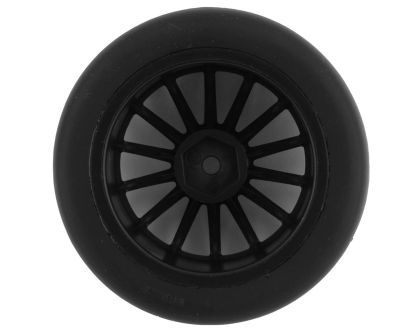 Traxxas Reifen auf schwarz chrome Speichenfelgen hinten
