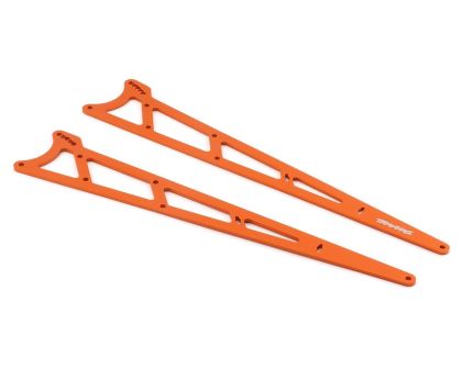 Traxxas Seitenplatten Wheelie Bar orange Alu