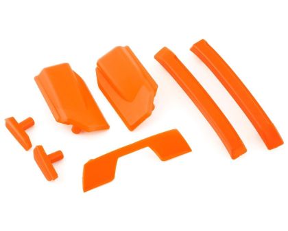 Traxxas Karosserie Verstärkungs Set orange mit Dach Skid Pads