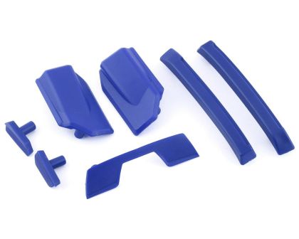 Traxxas Karosserie Verstärkungs Set blau mit Dach Skid Pads TRX9510X