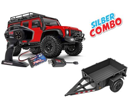 Traxxas TRX-4M Land Rover Defender 1/18 rot Silber Combo TRX97054-1-RED-SILBER-COMBO