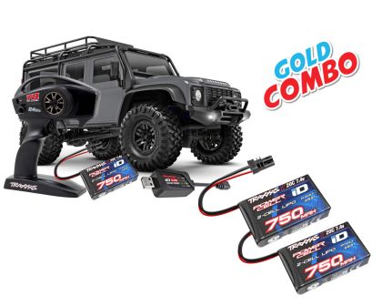 Traxxas TRX-4M Land Rover Defender 1/18 silber Gold Combo