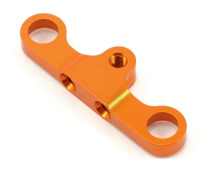 XRAY T4 Alu Steering Plate 8mm For Dual Servo Saver orange