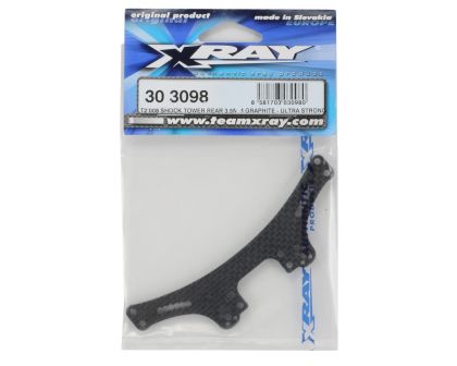 XRAY T2 008 Shock Tower Rear 3.5mm Graphite Ultra Strong