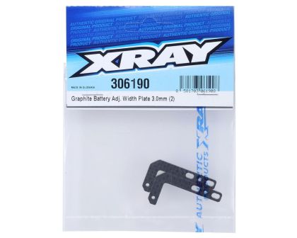 XRAY Ersatz Carbon Akkuplatten für Tuning Akkuhalter