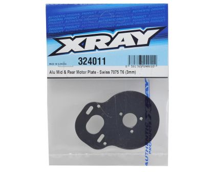 XRAY Alu Motor Platte mitte und hinten 3.0mm
