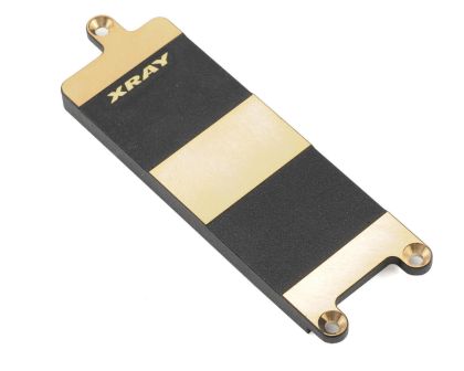 XRAY Brass Battery Plate For Lipo Batteries V2 XRA336156