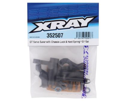 XRAY GT Servo Saver mit Chassis Lock und harter Feder Carbon Set