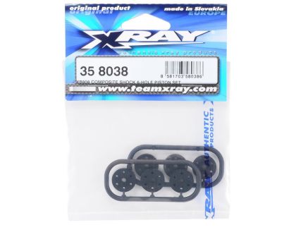 XRAY XB808 Composite Shock 6-Hole Piston Set 1.3 1.4 1.5mm