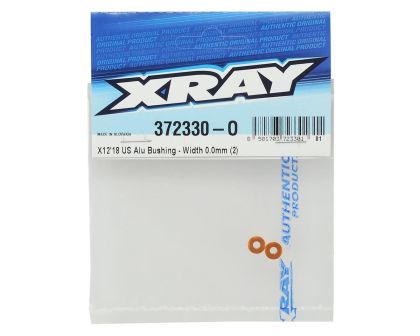 XRAY Alu Exzenter Buchsen für Carbon Querlenker 0.0mm