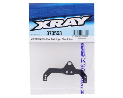 XRAY Carbon Pod Platte hinten oben 2.5mm
