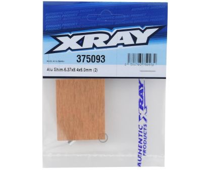 XRAY Alu Shims 1/4 Zoll x 8.4mm 6.0mm silber