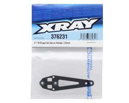 XRAY Carbon Servohalter mit Dämpferaufnahme 2.5mm