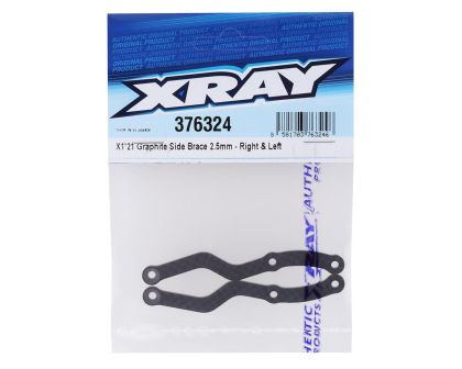 XRAY Seitliche Carbon Streben 2.5mm rechts und links