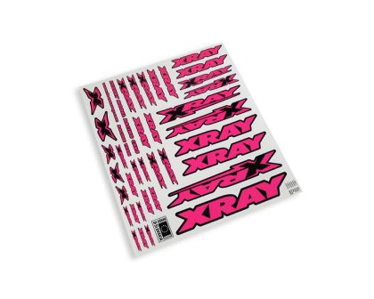 XRAY Body Sticker Neon rot XRA397314