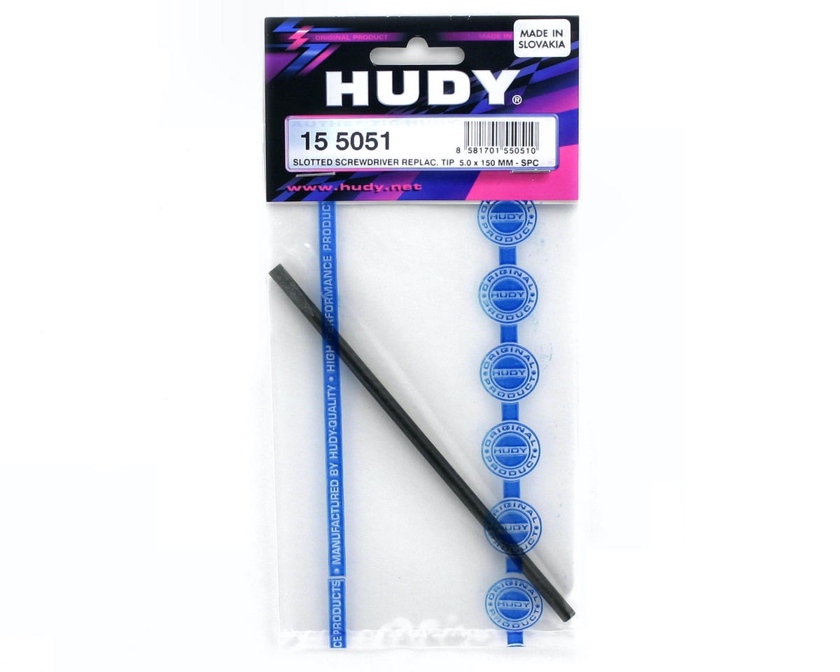 HUD155051 Hudy Slotted Screwdriver Replacement Tip 5.0 x 150 mm 