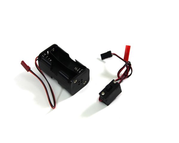 Absima Batteriebox mit Schalter für Mignonzellen AB-2300002