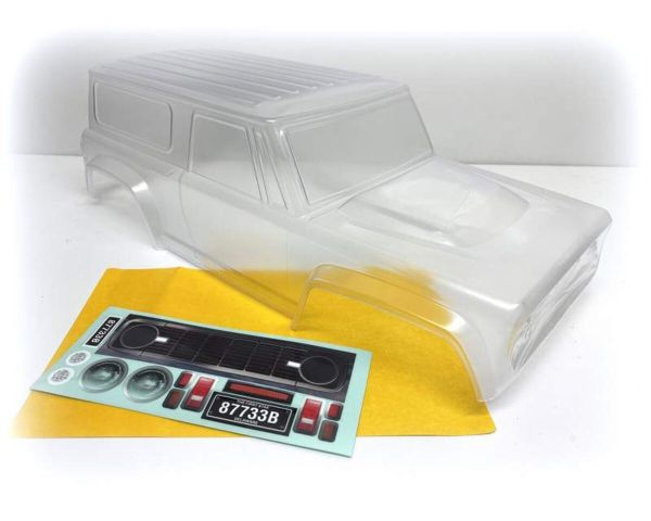 Absima PC Crawler Karosserie Bronco Style transparent/unlackiert 313mm AB-2410091
