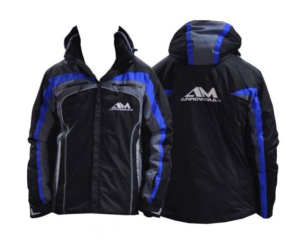 ARROWMAX Winter jacket AM black-blue hooded 2XL AM140019
