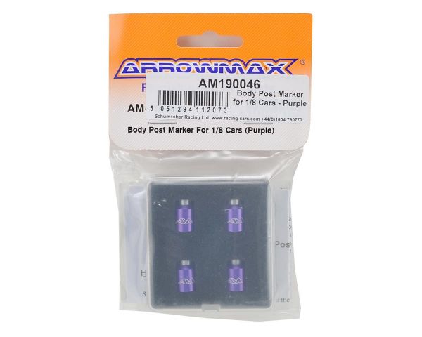 ARROWMAX Body Post Marker for 1/8 Cars Purble
