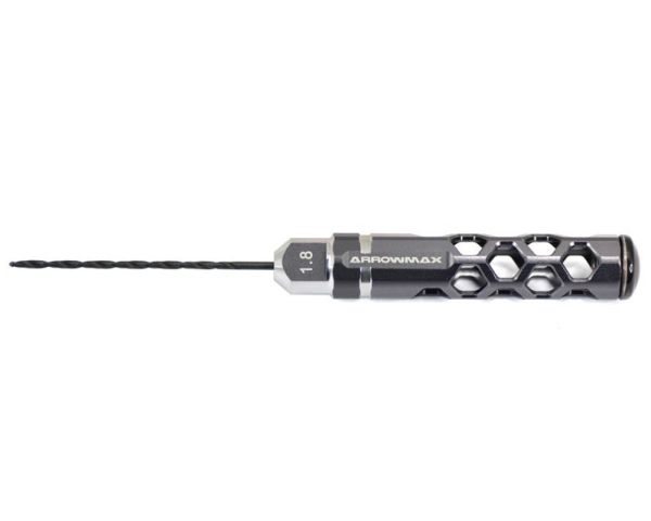 ARROWMAX Drill 1.8mm Long for 1/32 Mini 4WD Gray AM220018G
